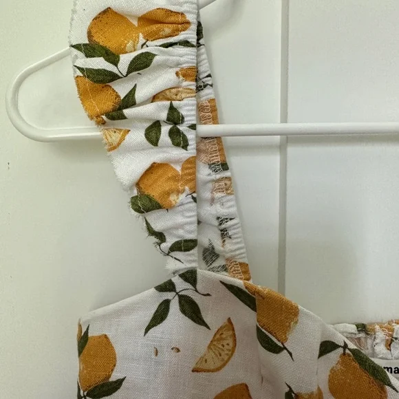 Reformation “Brittany” Ruffled Printed Top - Picture 4 of 9